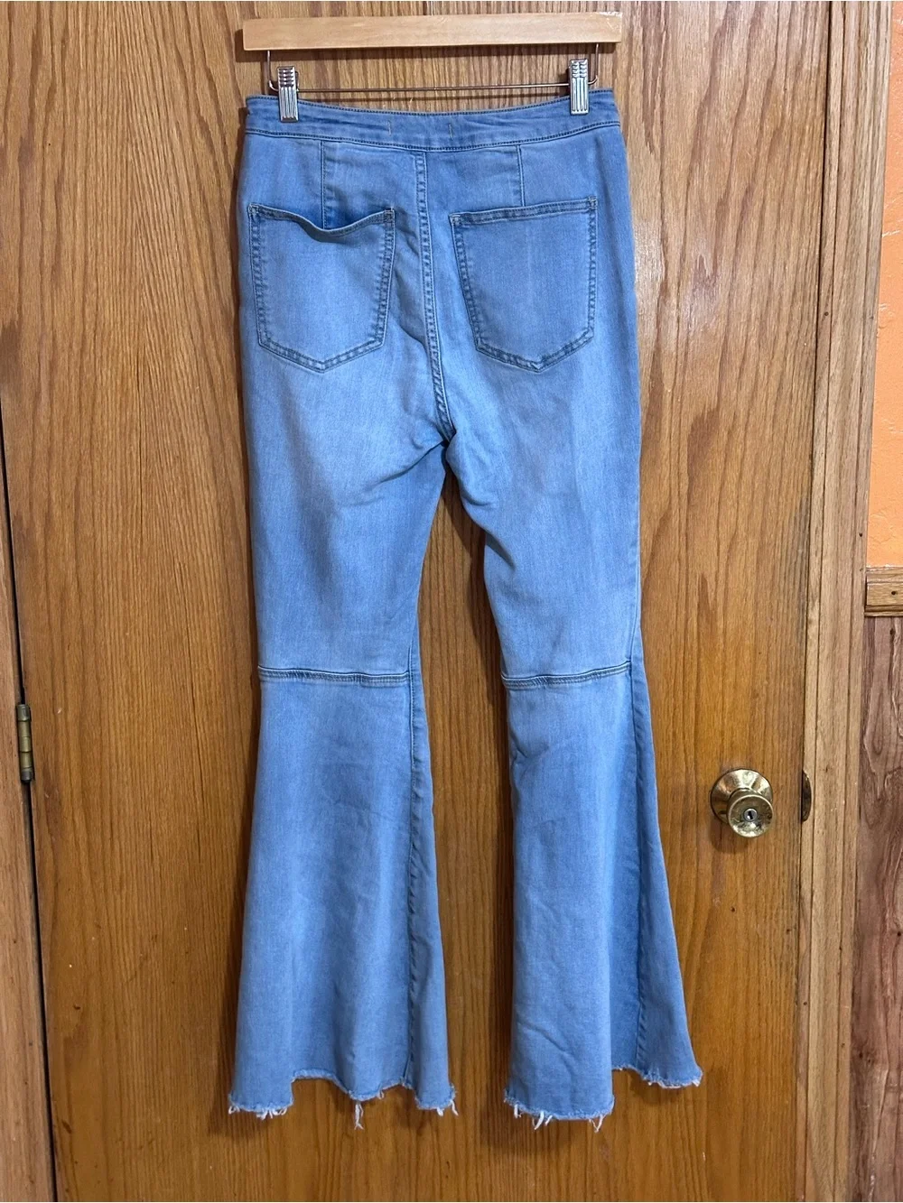 Free people Just Float On High Waist Flare Jeans sz‎ 27 stretch